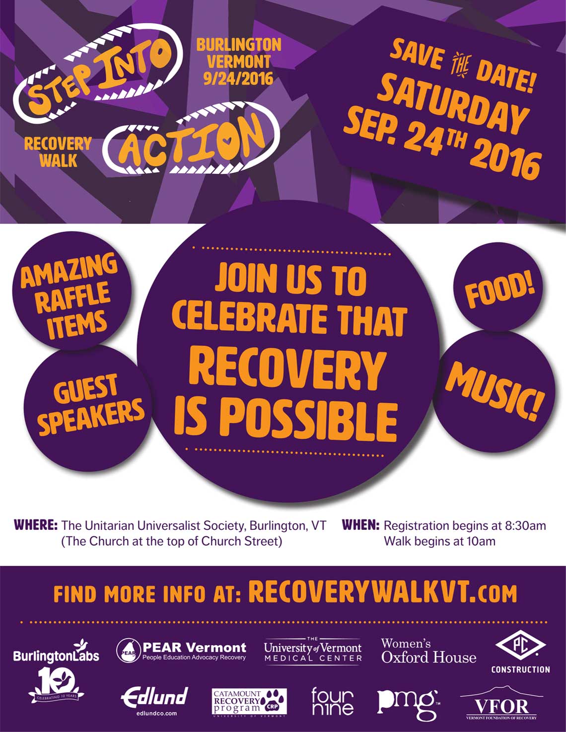 Recovery Walk in Burlington